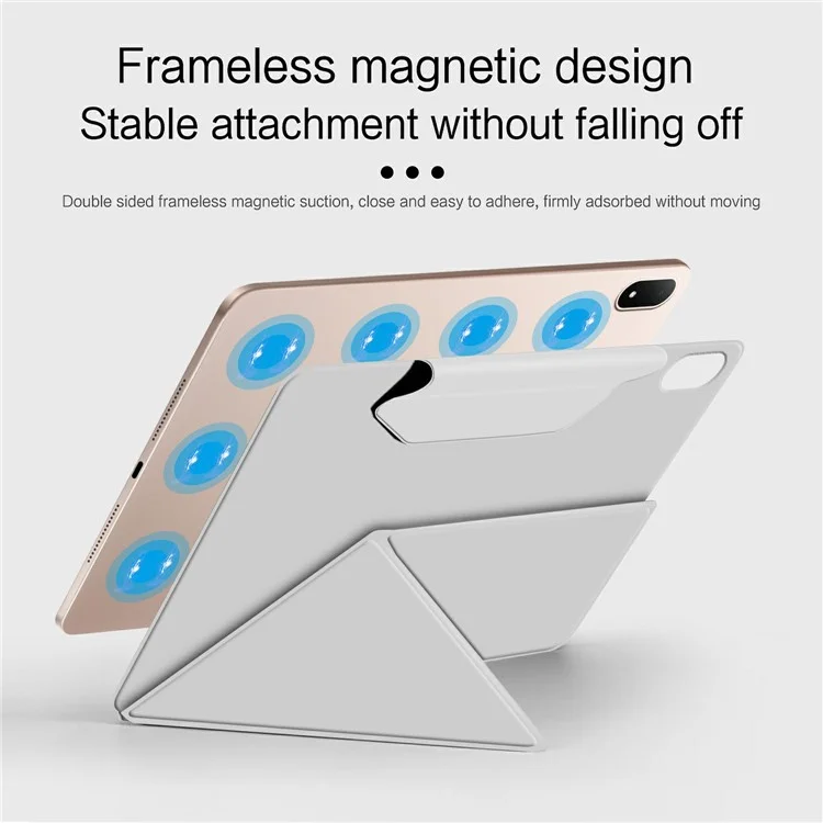 Funda Protectora OPPO Pad 4 Pro de 13,2 Pulgadas con Cierre Magnético Transformable de PU+PC para Tablet