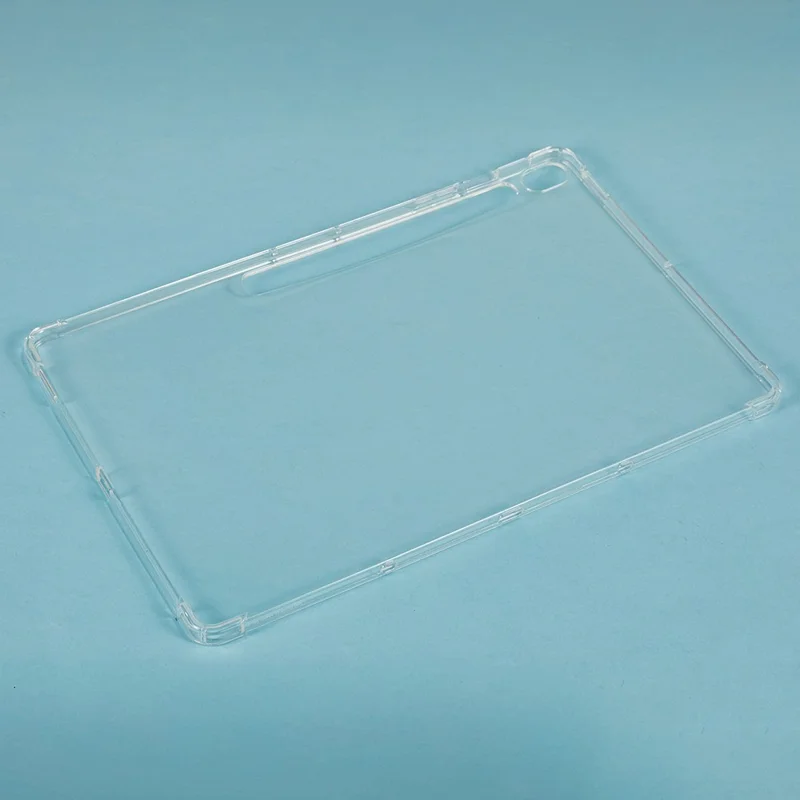 Funda para Samsung Galaxy Tab S10 FE+ Cuatro Esquinas a Prueba de Golpes Cubierta Transparente de TPU para Tableta