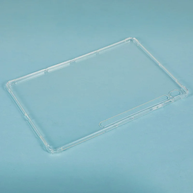 Funda para Samsung Galaxy Tab S10 FE+ Cuatro Esquinas a Prueba de Golpes Cubierta Transparente de TPU para Tableta