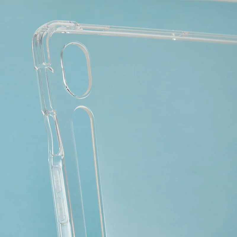 Funda para Samsung Galaxy Tab S10 FE+ Cuatro Esquinas a Prueba de Golpes Cubierta Transparente de TPU para Tableta