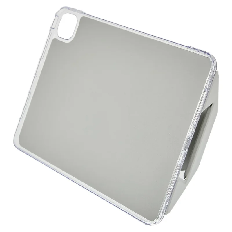 For iPad Pro 11 (2025) / 11 (2024) Case TPU PU Leather Kickstand Tablet Cover - Grey