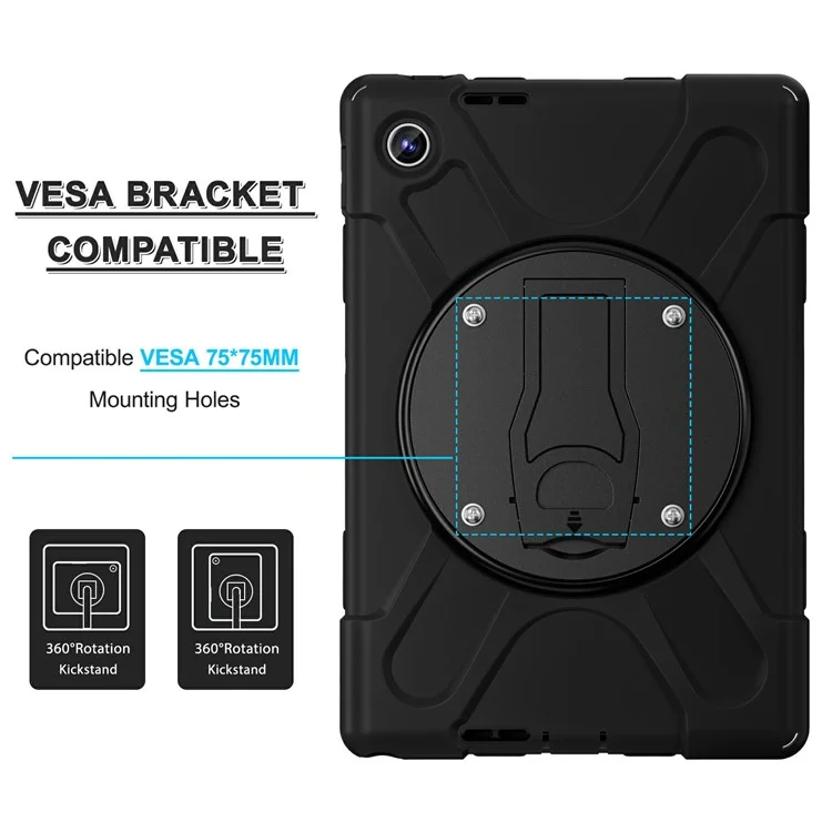 Funda con Soporte para Lenovo Tab 10.1 (2025) TB311XU de PC + Silicona