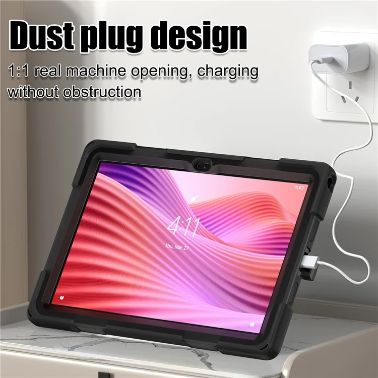 Funda con Soporte para Lenovo Tab 10.1 (2025) TB311XU de PC + Silicona