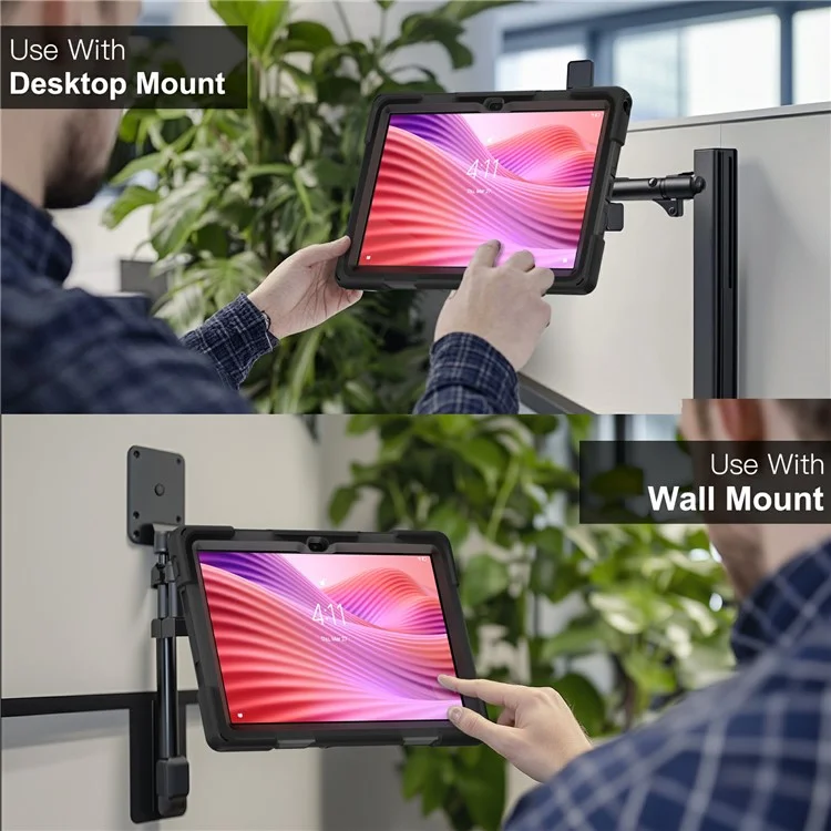 Funda con Soporte para Lenovo Tab 10.1 (2025) TB311XU de PC + Silicona