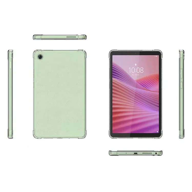 Cover per Lenovo Tab K9 Custodia Antiurto a Quattro Angoli Trasparente in TPU