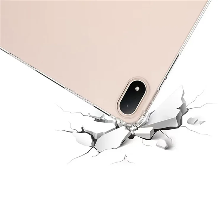 Étui Oppo Pad 4 Pro Protection Antichoc Transparent à Quatre Coins Housse de Tablette en TPU