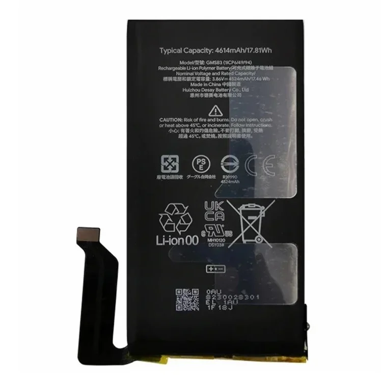 Für Google Pixel 6 3,86V 4524mAh Li-Polymer Akku-Baugruppe (Ohne Logo) (Encode: GMSB3)