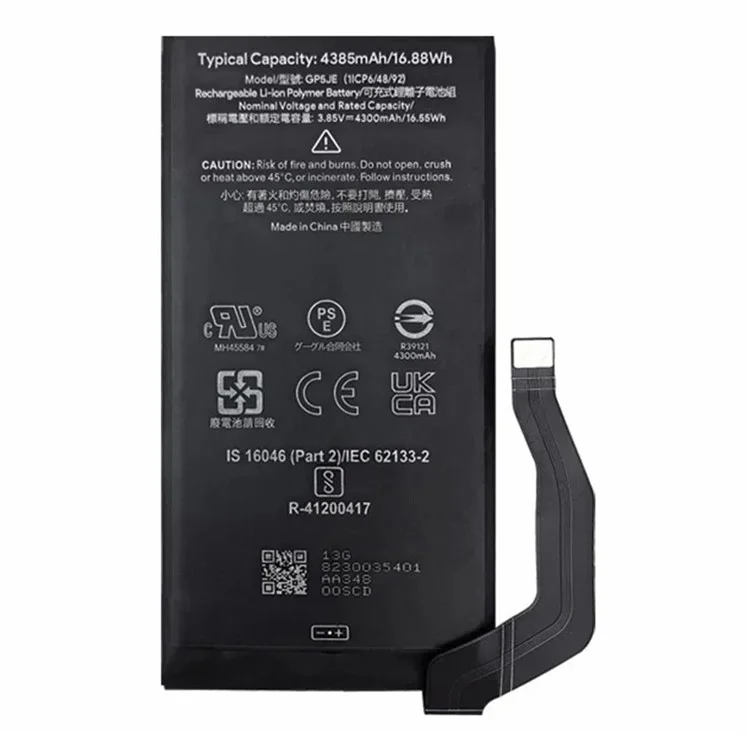 Für Google Pixel 7a 3,85V 4300mAh Li-Polymer-Akku-Baugruppe (Ohne Logo) (Code: GP5JE)