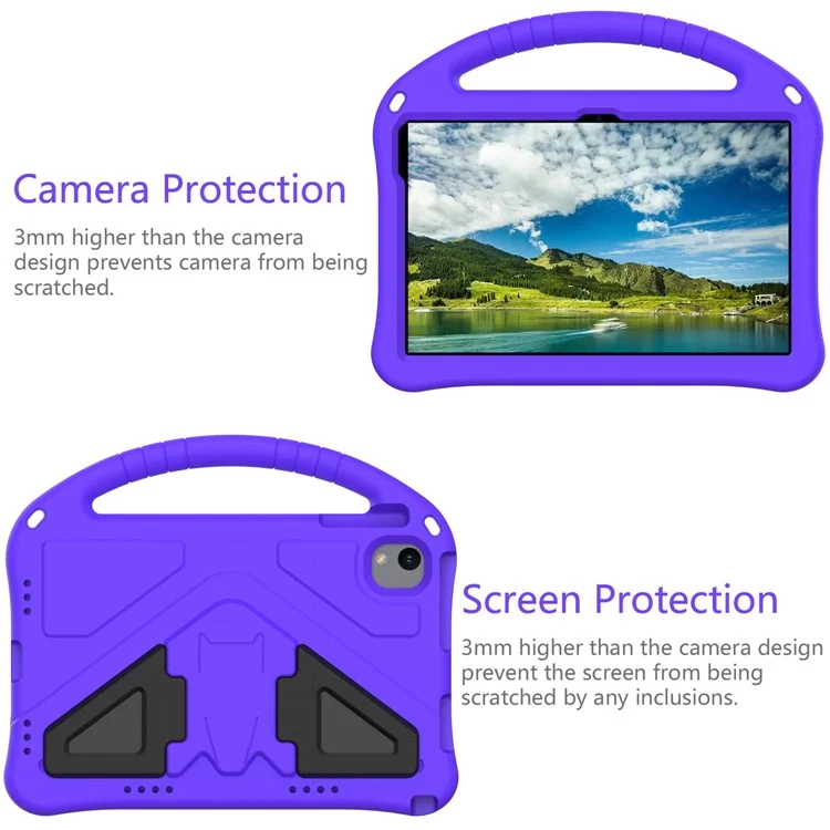 Tablet Case For Urao C107  /  Jeazans OC101  /  C107 EVA Cover with Handle Kickstand Children Friendly - Purple