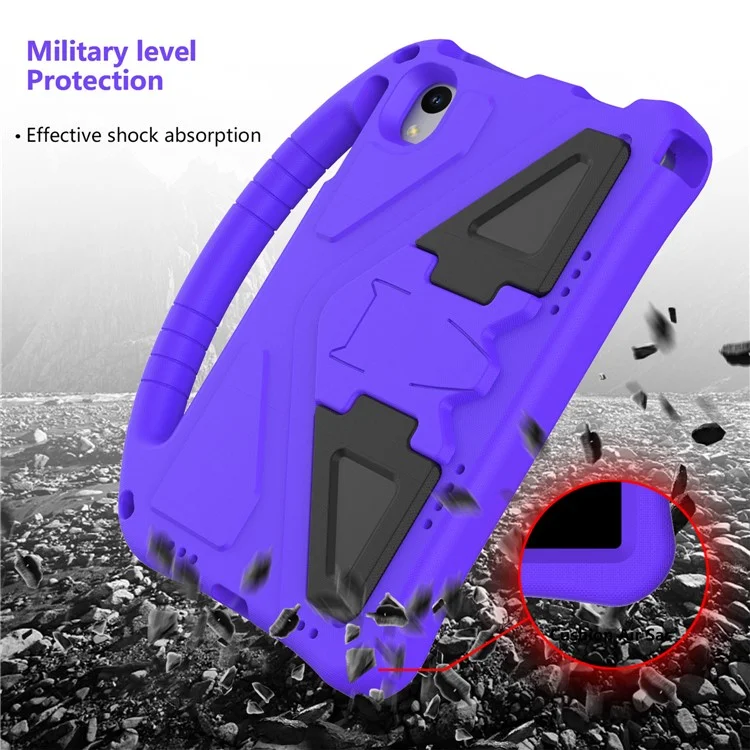 Tablet Case For Urao C107  /  Jeazans OC101  /  C107 EVA Cover with Handle Kickstand Children Friendly - Purple