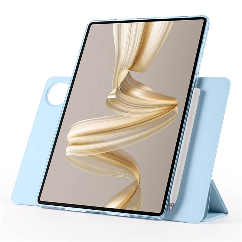 Étui pour Huawei MatePad Pro 12.2 (2024) Housse de Protection Pliable Magnétique en Cuir avec Support - Bleu Bébé