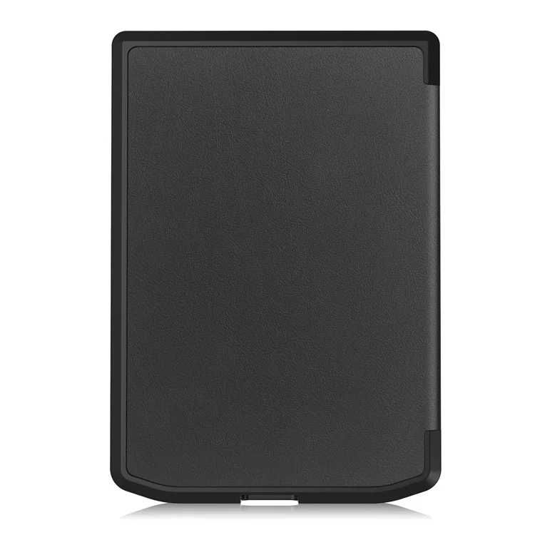 Cover in Pelle PU + TPU per Pocketbook Verse Lite / Verse Pro PB634 / Verse PB629 E-Reader con Apertura/Chiusura Automatica - Nero