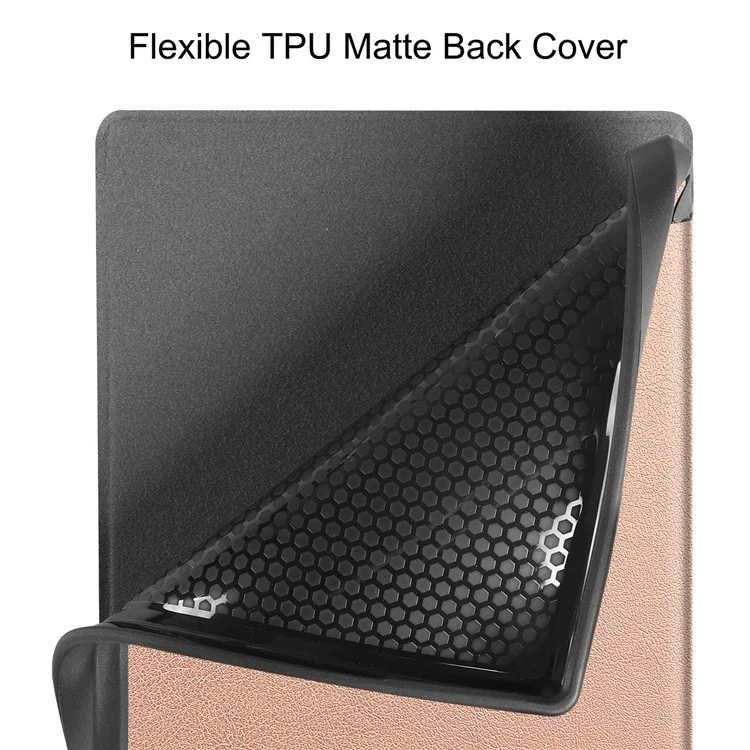 PU Leather + TPU Case For PocketBook Verse Lite  /  Verse Pro PB634  /  Verse PB629 E-Reader Cover Auto Wake  /  Sleep - Rose Gold