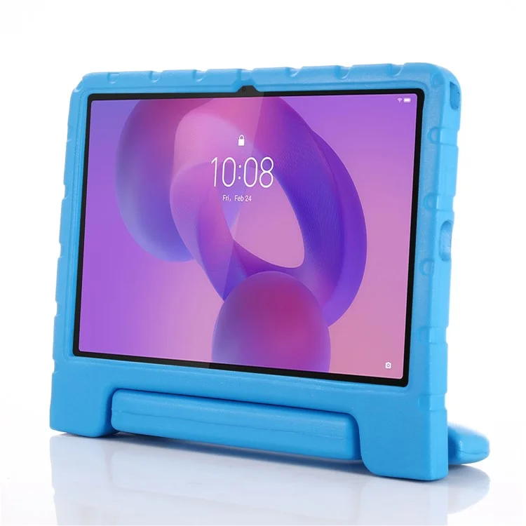 Pour Lenovo Tab TB311FU Étui EVA Compatible Enfants avec Poignée et Support - Bleu