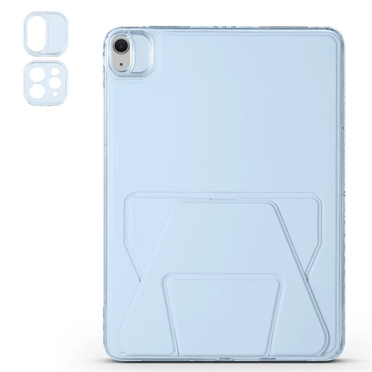 Pour iPad Air 13 (2025) / (2024) Étui TPU Cuir PU Support Tablette Housse - Bleu