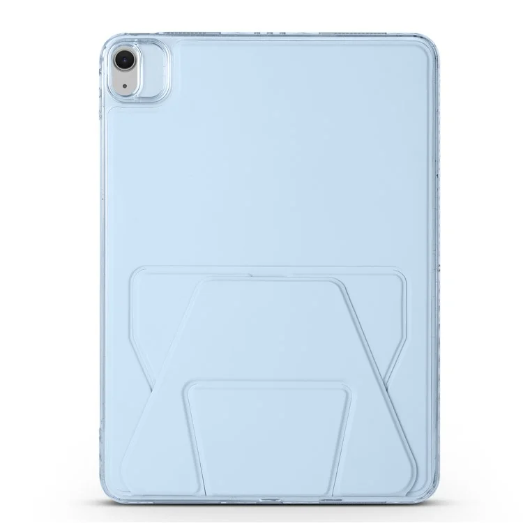 Pour iPad Air 13 (2025) / (2024) Étui TPU Cuir PU Support Tablette Housse - Bleu