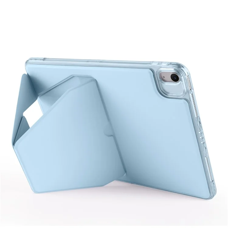 Pour iPad Air 13 (2025) / (2024) Étui TPU Cuir PU Support Tablette Housse - Bleu
