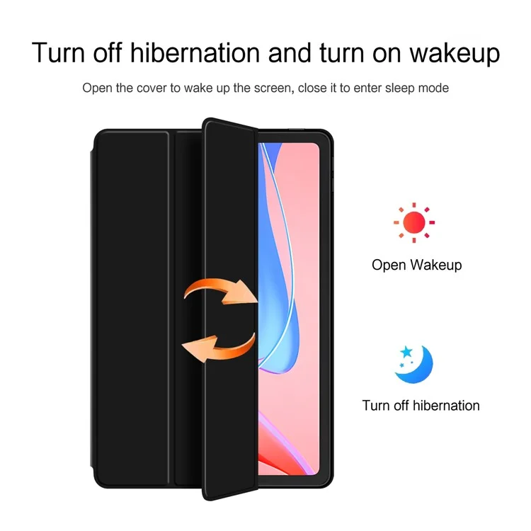Para Lenovo Tab 10.1 (2025) TB311XU2 / Funda Zhaoyang K10C de piel sintética TPU con soporte plegable de tres posiciones