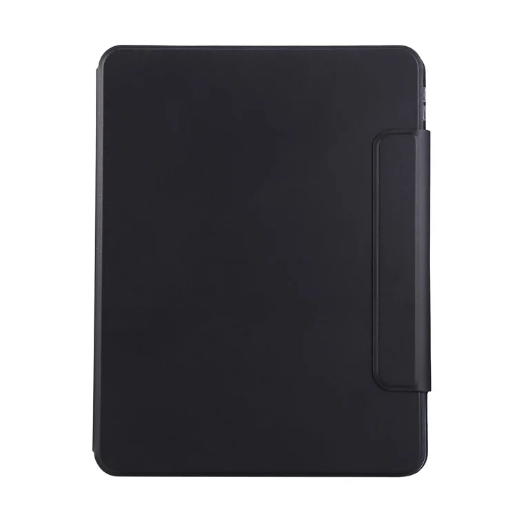 Étui pour iPad (2025) / 10,9 (2022) avec Support Rotatif Magnétique Détachable en Acrylique + Cuir - Noir