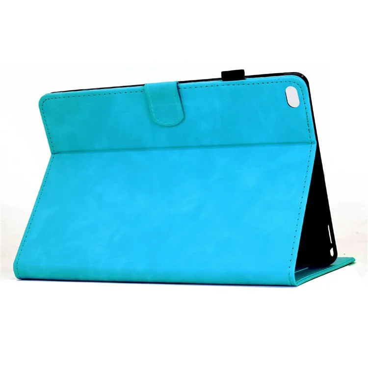 Custodia in Pelle per iPad mini (2019) 7,9 Pollici / Mini 4 / mini 3 / mini 2 / Mini Mandala Stampato Cover per Tablet con Slot per Carte - Blu Cielo