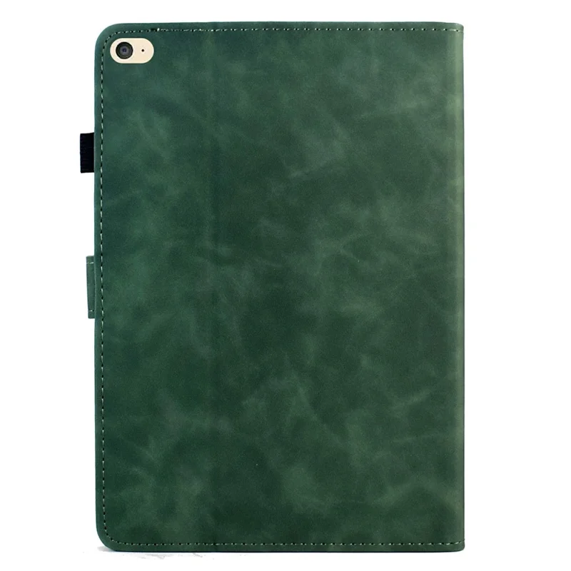 Leather Case For iPad mini (2019) 7.9 inch / mini 4 / mini 3 / mini 2 / Mini Mandala Imprinted Tablet Cover with Card Slots - Green