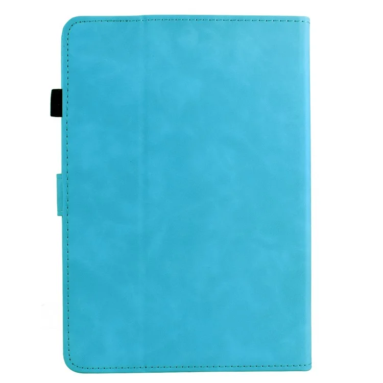 Étui en cuir pour Amazon Kindle Paperwhite 4 (2018) / 3 (2015) / 2 (2015) / Paperwhite (2015) Motif Mandala avec Emplacements pour Cartes - Bleu Ciel