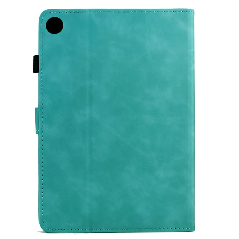 For Lenovo Tab M10 (Gen 3) Case Mandala Imprinted Leather Tablet Cover with Card Slots - Baby Blue