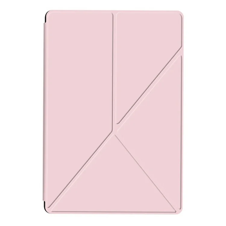 Capa para Samsung Galaxy Tab S8 Ultra Estojo Origami Suporte em Couro PU Capa Magnética para Tablet - Rosa