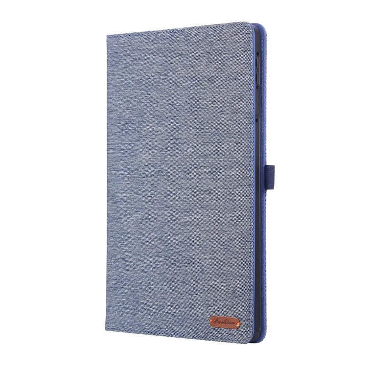 Étui en cuir pour tablette For Honor GT / Pad V9 avec support et porte-cartes - Texture en tissu - Bleu