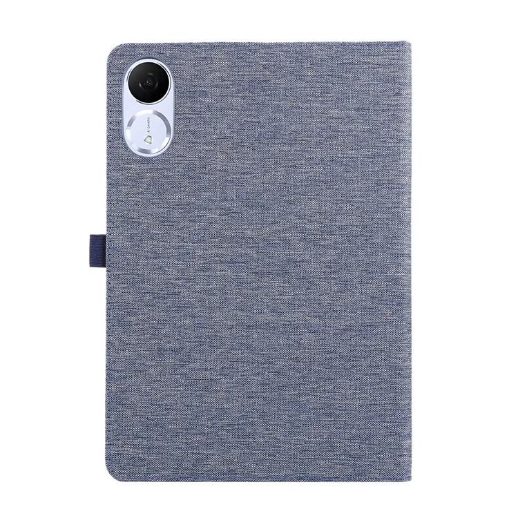Étui en cuir pour tablette For Honor GT / Pad V9 avec support et porte-cartes - Texture en tissu - Bleu