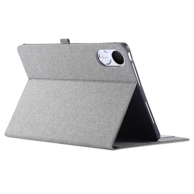 For Honor Tablet GT / Pad V9 Lederhülle mit Kartenhalter Stoff-Textur Tablet-Ständer - Grau
