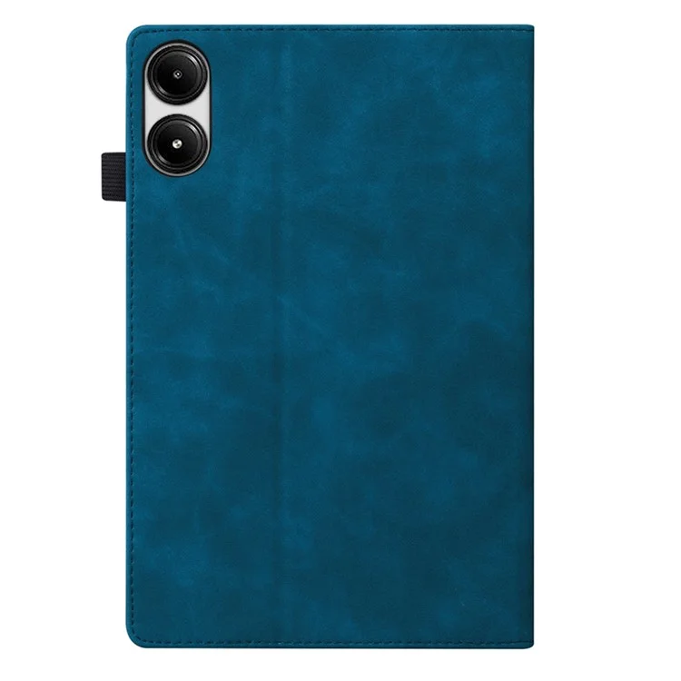 Capa para Xiaomi Redmi Pad SE em Couro PU Protetor Folio com Porta-cartões - Azul