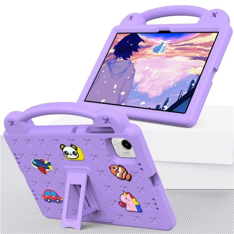For Honor Pad X9a Hülle für Kinder - EVA Tablet-Schutzhülle in Lila