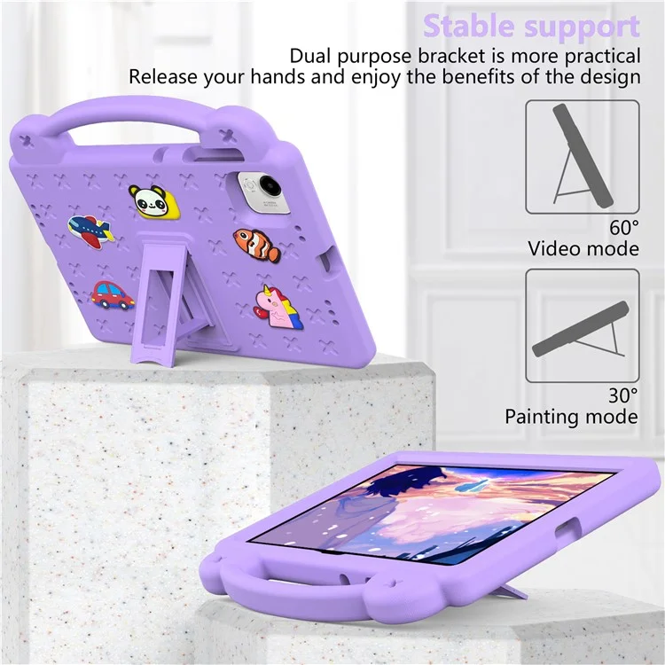 For Honor Pad X9a Hülle für Kinder - EVA Tablet-Schutzhülle in Lila