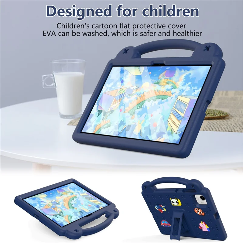 For Honor Pad X9a Case Kids EVA Tablet Cover - Navy Blue