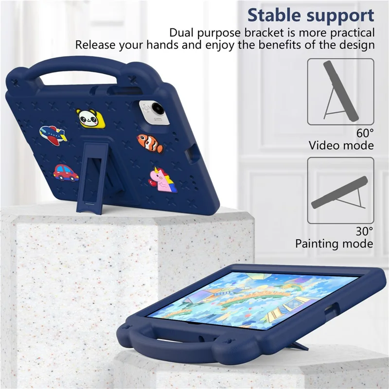For Honor Pad X9a Case Kids EVA Tablet Cover - Navy Blue