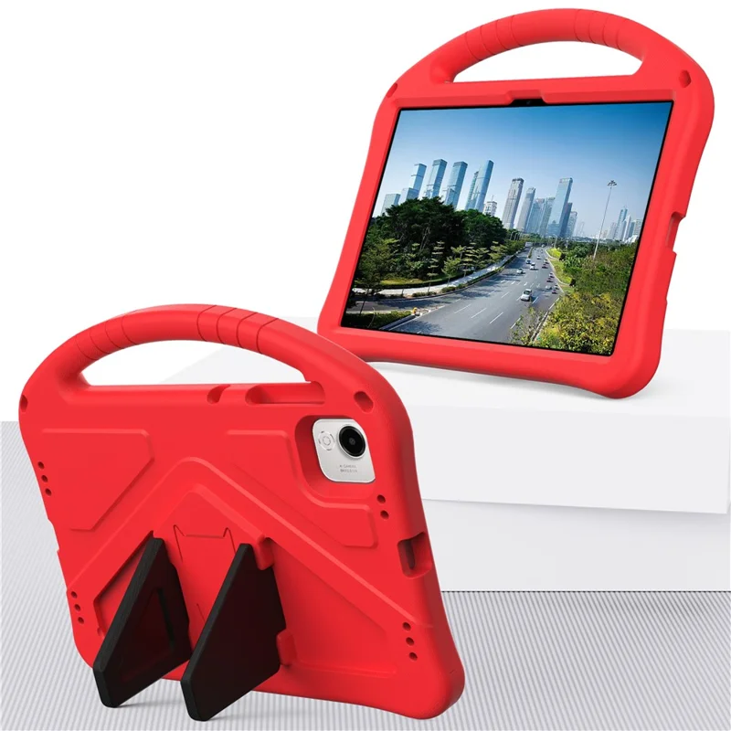For Honor Pad X9a Case EVA Tablet Cover with Handle Kickstand Children Friendly - Red
