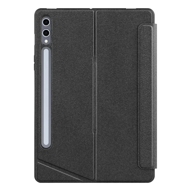 For Samsung Galaxy Tab S10+ Leather Case + Bluetooth-Compatible Keyboard with Backlight Trackpad