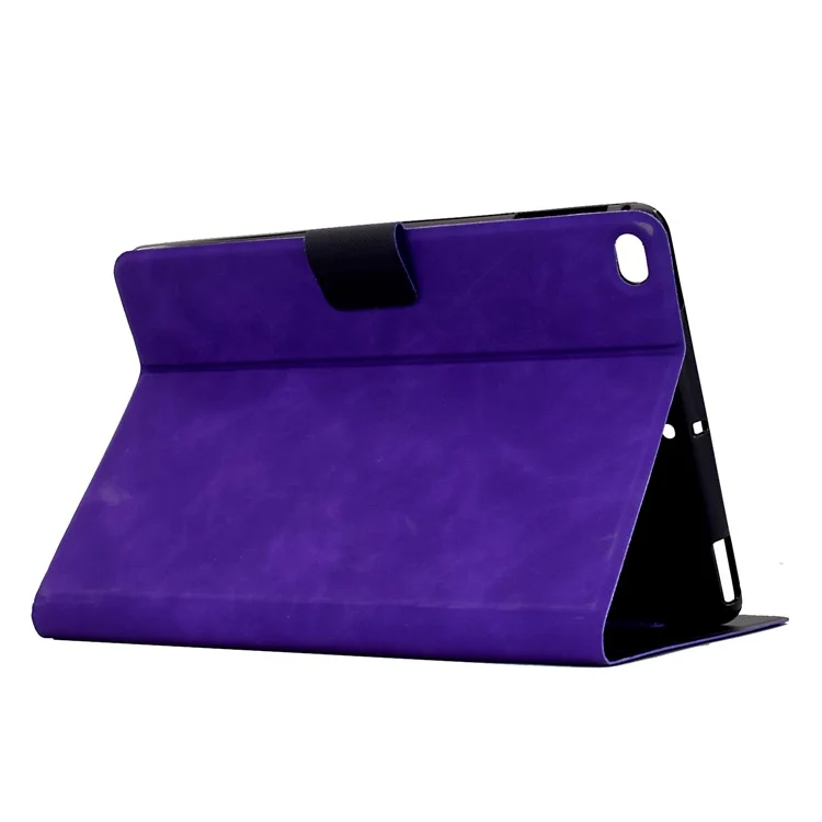 Tablet Hülle für iPad 9,7 Zoll (2018) / (2017) / Air 2 / Air (2013) PU Leder Hülle mit Kartenfächern - Lila