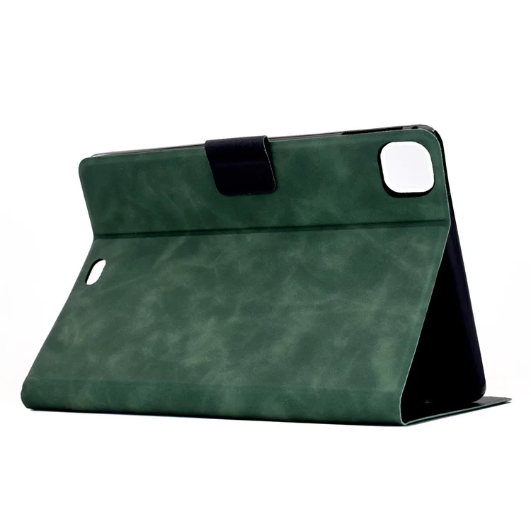 Funda para Tablet para iPad Air 11 (2025) / (2024) / Air (2022) / (2020) / Pro 11 (2022) / (2021) / (2020) / (2018), Cubierta de Piel de PU con Ranuras para Tarjetas - Verde