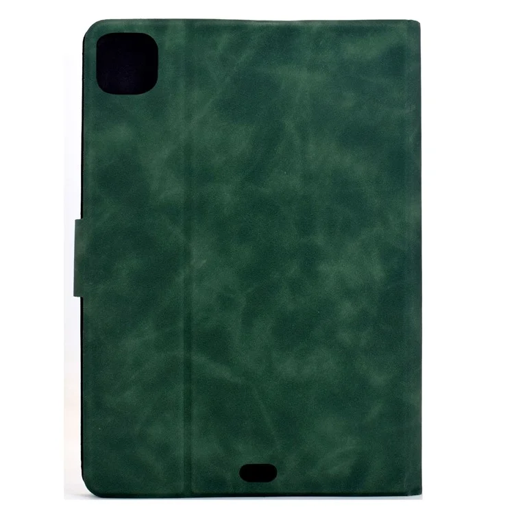Funda para Tablet para iPad Air 11 (2025) / (2024) / Air (2022) / (2020) / Pro 11 (2022) / (2021) / (2020) / (2018), Cubierta de Piel de PU con Ranuras para Tarjetas - Verde