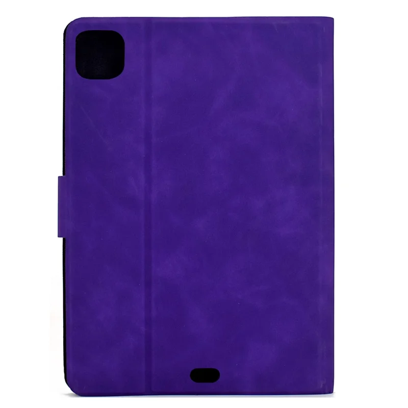 For iPad Pro 11 (2024) Case PU Leather Tablet Cover with Card Slots - Purple