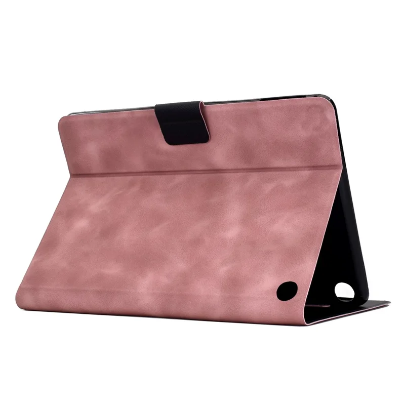 For Amazon Fire HD 8 (2022) / (2020) Case PU Leather Tablet Cover with Card Slots - Pink