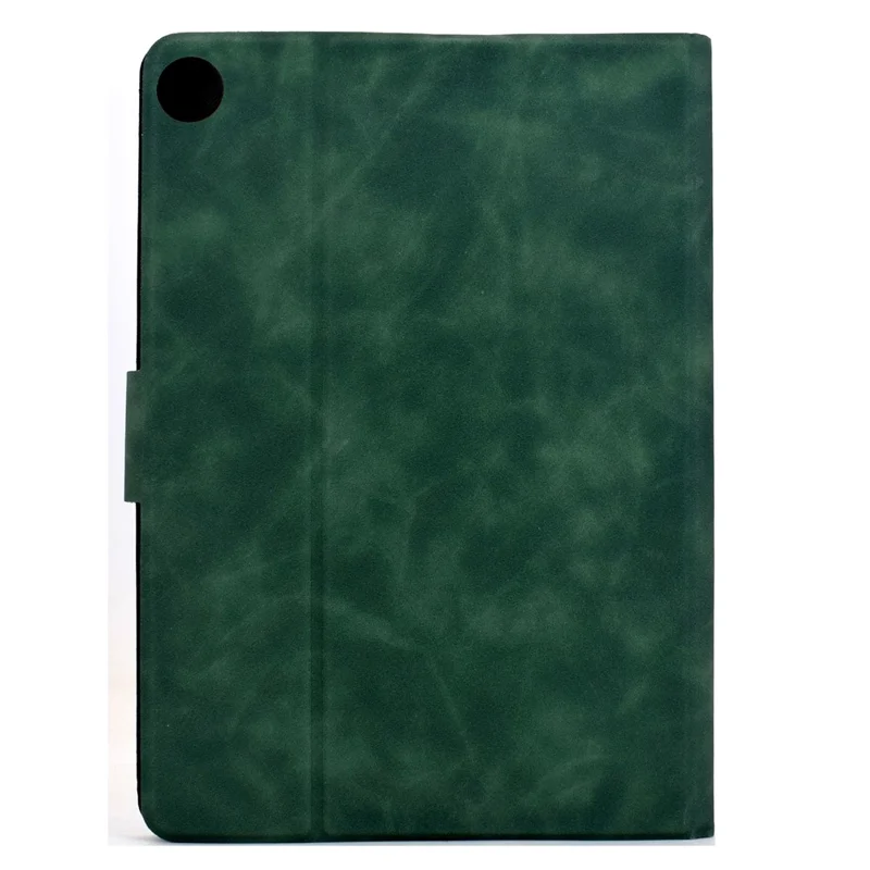 For Samsung Galaxy Tab A9 Case PU Leather Tablet Cover with Card Slots - Green