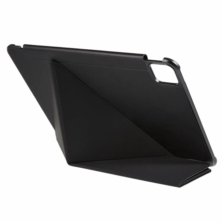 Étui pour tablette iPad Air 11 (2025) / (2024) / Air (2022) / (2020) / Pro 11 (2023) / (2022) / (2021) / (2020) Support en Y en Cuir Housse Mise en Veille/Réveil Automatique - Noir