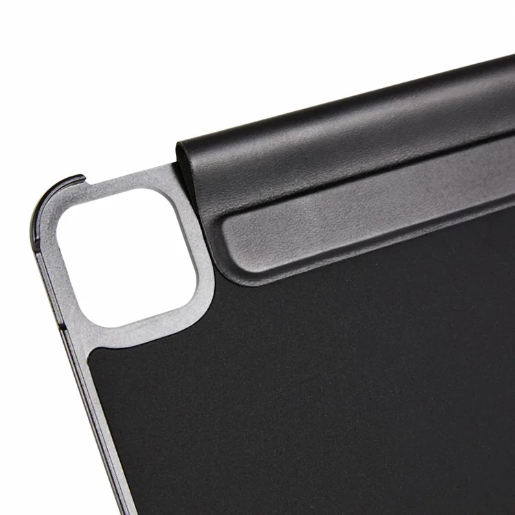 Étui pour tablette iPad Air 11 (2025) / (2024) / Air (2022) / (2020) / Pro 11 (2023) / (2022) / (2021) / (2020) Support en Y en Cuir Housse Mise en Veille/Réveil Automatique - Noir