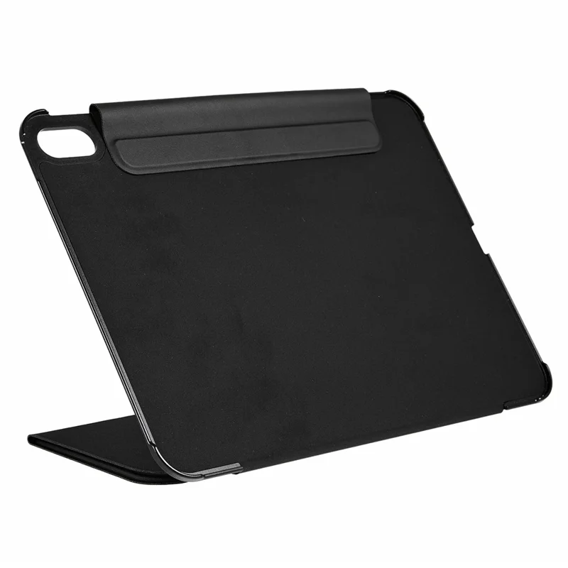 Cover per iPad (2025) / iPad 10.9 (2022) con Supporto a Y in Pelle PU Flip, Chiusura Automatica/Risveglio - Nero