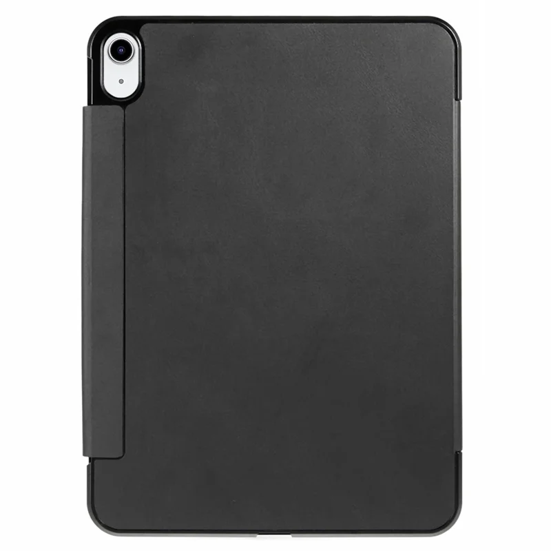 Cover per iPad (2025) / iPad 10.9 (2022) con Supporto a Y in Pelle PU Flip, Chiusura Automatica/Risveglio - Nero