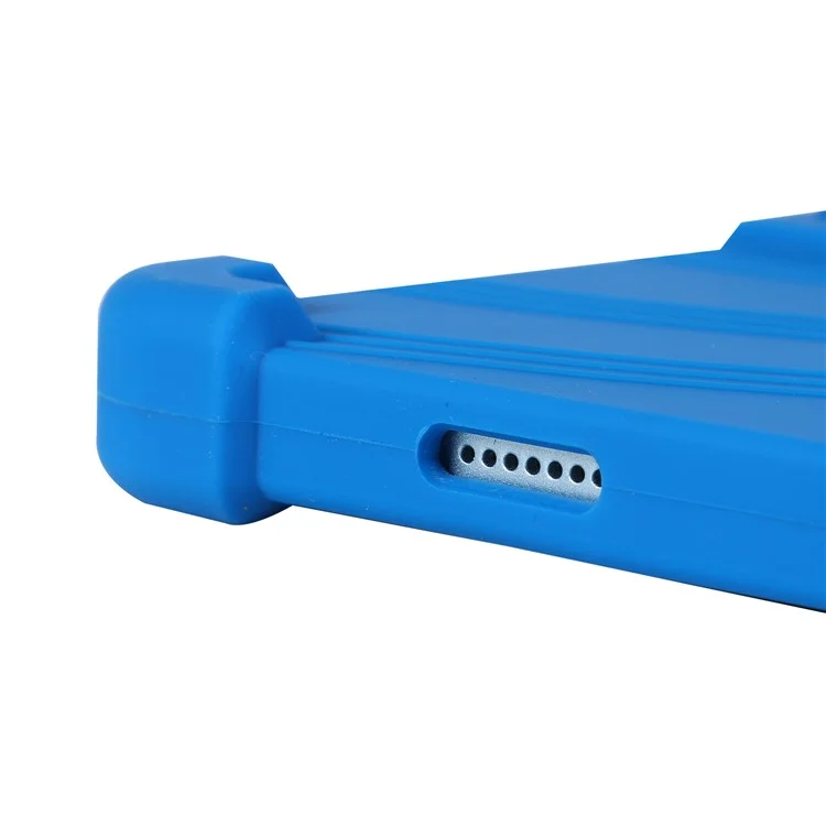 Pour Doogee U11 / U11 Pro Étui en silicone avec support Coque de protection robuste - Bleu foncé
