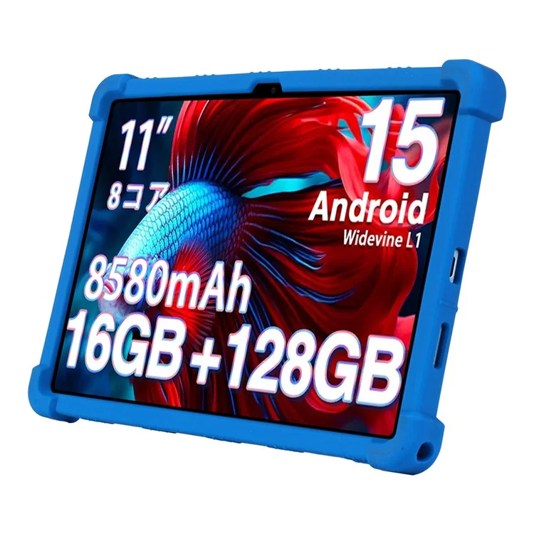 Pour Doogee U11 / U11 Pro Étui en silicone avec support Coque de protection robuste - Bleu foncé